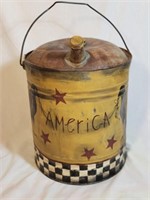 Vintage Hand-painted 5 Gallon Gas Can