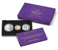 Purple Heart Hall of Honor 2022 Three-Coin Proof
