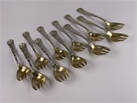 11 Tiffany & Co. Sterling Ice Cream Forks