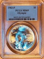 1983-P PCGS Mint State 69 Uncirculated Olympic
