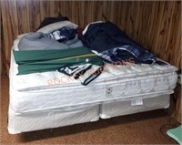 King size bed frame/mattress/boxspring