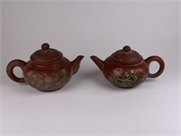 2 Chinese Yixing Teapots