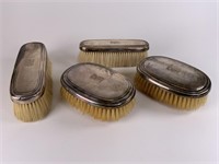 4 Tiffany & Co. Sterling Handled Brushes