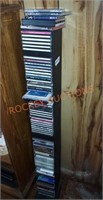 Cd tower with cds