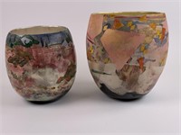 2 Sculptural Bowls