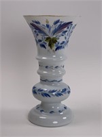Bristol White & Blue Vase
