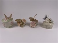 Lenox Butterfly Trinket Boxes & Figurines