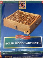Solid wood Labyrinth.