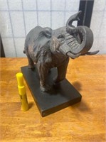 Elephant Mantle Piece - 10" x 10"