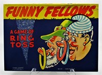 1940s Funny Fellows Ring Toss Game with Box