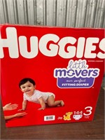 Diapers-Huggies-Little Movers-Size3,PK/144