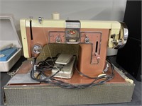 Kenmore Sewing Machine in case. Circa 1958.
