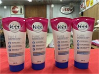 4 tubes Veet pure hair removal cream 200ml
