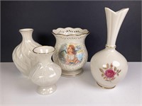 Lenox mixed vases