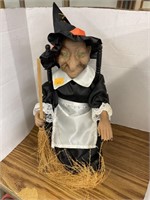 Witch in Rocking Chair. 15in tall.