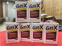 6 boxes gas X soft gel capsules. 45 per package
