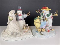 Lenox snowman figures