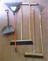 (6) Items including brooms, rake, shovel, etc.