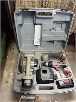 TOOL SET WITH CHARGER AND BATTERY