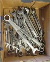 Assortment of wrenches including Craftsman and