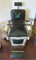 Emil J. Paidar antique barber chair with
