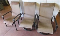 (3) Outdoor chairs.