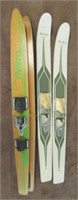 (2) Pairs of vintage skis including Sea King and
