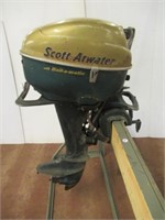 Scott-Atwater with bail-a-matic outboard motor.
