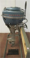 Lauson T-653 outboard motor with tool kit. Note