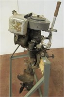 Johnson model A-50 outboard motor. Note pulls
