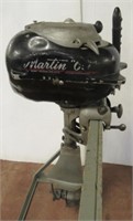 Martin 60 outboard motor. Note pulls free.