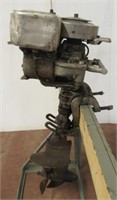 Johnson KT-75 outboard motor. Note pulls free.