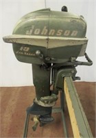 Johnson 10 sea horse outboard motor. Note pulls