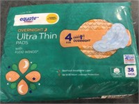 Equate Overnight pads & Liners