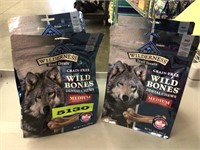 4 blue wilderness medium dental chews dog treats
