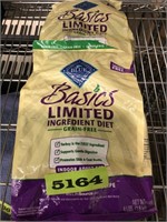 2 blue Buffalo basics limited dog food (4lb bags)