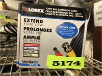 Lorex 120ft BNC extension cable
