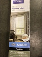 2" Window Blinds  77 Inch W  X  64 Inch L