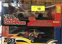 2 PC DIE CAST NASCAR, #6 AND #5