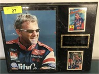 DALE JARRETT WALL PLAQUE