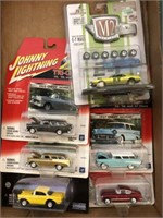 TRAY OF JOHNNY LIGHTNING COLLECTOR CARS