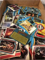 TRAY OF ASSORTED COLLECTOR CARDS, KISS, 007,MISC