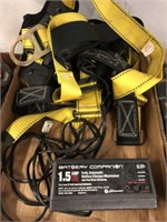 BATTERY CHARGER, SAFTEY HARNESS