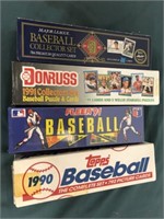4 SLEEVES MLB COLLECTOR CARDS/PUZZLE