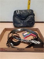 Belts and Liz Claiborne purse