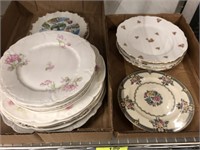 GROUP OF ASSORTED PORCELAIN PLATES