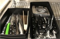 GROUP OF KNIVES, SOME VIKING KITCHEN