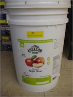 9 Lb Bucket of Augason Farms Dried Apples-*