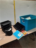 Office organizer and supplies