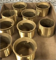 TRAY OF BRASS FITTINGS